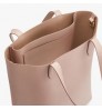 Fashion leather customized leather tote bag handbag women briefcase bag