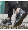 New KPU material men's labor insurance shoes Lightweight work steel protective shoes Anti-smashing and anti-piercing safety shoe