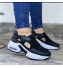 Women Fashion Vulcanized Sneakers Platform Solid Color Flats Ladies Shoes Casual Breathable Wedges Ladies 2021 Walking Sneakers