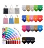 Fashion Reusable Canvas Print Cotton Shopping Tote Bags Custom Eco Friendly Shopping Bags With Logo