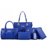 Sets 6pcs Famous Brands 2022 Tote Designer Handbags Ladies Handbags Women Bags Pu