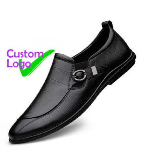 Without laces Genuine Shoes Men Leather Flat Formales Loafers Pure Leather Shoes For Men Erkek Smart Imported Shoes Leather Men