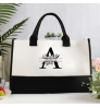 Custom Logo Quality Custom outdoor fashion beach bag large canvas tote bag