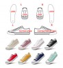 Wholesale Women's Canvas Trendy Shoes Custom White Sneakers Canvas Shoes Women For Casual