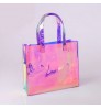 ZORAS Women custom beach plastic tote bag,wholesale clear pvc shopping bag