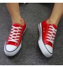 2022 Hot Sale Canvas Women's Shoes Couple Students Casual Sports Shoes Flat Low-top Breathable Vulcanized Rubber Shoes