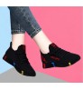 In stock factory Woman cheap breathable custom sock shoes walking sports shoes ladies wedge sneakers