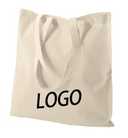 Custom logo size Eco-friendly reusable recycled 8oz 10oz 12oz women tote handled shopping cotton canvas bag