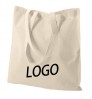 Custom logo size Eco-friendly reusable recycled 8oz 10oz 12oz women tote handled shopping cotton canvas bag