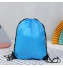 Custom Logo Nylon Draw String Bag Full Color Cinch Backpack Recycled Waterproof 210D Polyester Drawstring Bag