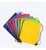 Custom Logo Nylon Draw String Bag Full Color Cinch Backpack Recycled Waterproof 210D Polyester Drawstring Bag