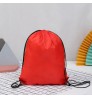 Custom Logo Nylon Draw String Bag Full Color Cinch Backpack Recycled Waterproof 210D Polyester Drawstring Bag