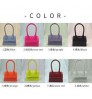 handbags Small 2021 Autumn winter new crocodile printing PU leather shoulder bag for women kid jelly purse mini handbags