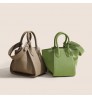 Viney High Quality Handle Shoulder Genuine Leather Handbags for Women Crossbody Bucket Ladies Hand Bags