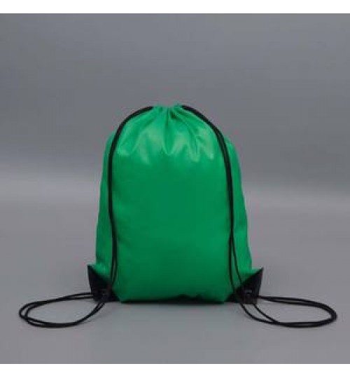 Custom Logo Bags 210D Polyester Draw string Sports Backpack Promotional Bag Custom Polyester Drawstring Bags