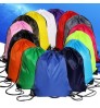 Custom Logo Bags 210D Polyester Draw string Sports Backpack Promotional Bag Custom Polyester Drawstring Bags