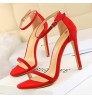 New Arrived suede Leather High Heel Shoes Fashion Sexy 2022 Heeled Sandals for Women and Ladies