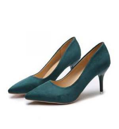 Suede High-heeled Shoes Fashion Women's High-heeled Shoes