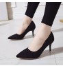 Suede High-heeled Shoes Fashion Women's High-heeled Shoes