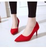 Suede High-heeled Shoes Fashion Women's High-heeled Shoes