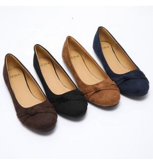 Popular hot selling ladies flat shoes casual doll shoes for women flat ladies flat shoes casual