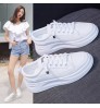 Amazon hot sale Ready to ship 2022 New fashion breathable shoes for women sneakers student white shoes female Casual sneakers