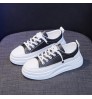 Amazon hot sale Ready to ship 2022 New fashion breathable shoes for women sneakers student white shoes female Casual sneakers