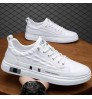 Wholesale sports shoes 2022 breathable casual PU leather shoes new designer waterproof men fashion sneakers