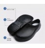 Light Soft EVA Slip Resistant Safety Shoes Kitchen Chef Shoes Black Chef Clog Shoes for Men