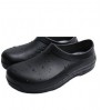 Light Soft EVA Slip Resistant Safety Shoes Kitchen Chef Shoes Black Chef Clog Shoes for Men