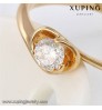 13961 Xuping 1 gram gold rings design for women with price  latest gold plated wedding rings for women