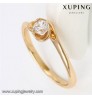 13961 Xuping 1 gram gold rings design for women with price  latest gold plated wedding rings for women