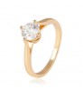 14044 Xuping diamond fashion jewelry, Fashion big diamond engagement ring, 18K Gold Plated wedding Rings