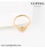 14044 Xuping diamond fashion jewelry, Fashion big diamond engagement ring, 18K Gold Plated wedding Rings