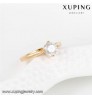 14044 Xuping diamond fashion jewelry, Fashion big diamond engagement ring, 18K Gold Plated wedding Rings