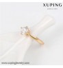 14044 Xuping diamond fashion jewelry, Fashion big diamond engagement ring, 18K Gold Plated wedding Rings