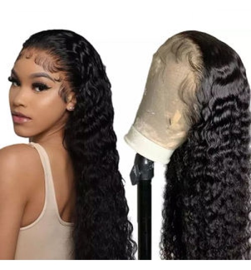 SPARK Wholesale 150% 180% Density HD Full Lace Human Hair Wigs For Black Women Brazilian Virgin Hair Transparent Lace Front Wig