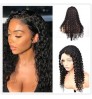 180% 200% Density Raw Human Hair Full Lace Curly Wig,Wholesale Remy Brazilian Hair Wig Transparent Lace Wigs Pre-Plucked