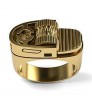 Free sample European And American The New Hot Jewelry Men's Titanium Steel Lighter Rings