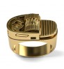 Free sample European And American The New Hot Jewelry Men's Titanium Steel Lighter Rings