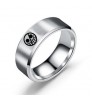 Anime One Piece Ring Stainless Steel Skull Symbol Rings for Women Men Cosplay