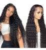 Virgin Remy Brazilian Wigs Transparent Hd Lace Wig 4X4 5X5 Lace Closure Water Wave Human Hair Wig