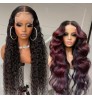 13x6 Prepluck Transparent Hd Full Lace Frontal Wig For Black Women 360 Lace Frontal Wig Vendors 13X4 Lace Front Human Hair Wigs