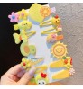 Hair Accessories 14 PCs/Set Children Hair Clips Colorful Flower Daisy Fruit Hair Accessories Kids Set