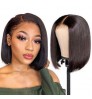 Wholesale Peruvian Bob Human Hair Wig Transparent Glueless Virgin Curly Bob WigsCheap 4*4 Lace Closure Short Bob Wig