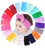 Source factory customized cute style fabric baby hair accessories soft and comfortable nylon Butterfly Hair Band