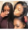 Wholesale Straight Brazilian Hair HD Lace Wigs,full lace frontal wig with baby hair,Virgin human hair wigs for black women