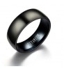 Popular Style Titanium Ring Fashion Stainless Steel Black Ring for Male Men