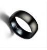 Popular Style Titanium Ring Fashion Stainless Steel Black Ring for Male Men