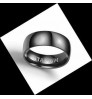 Popular Style Titanium Ring Fashion Stainless Steel Black Ring for Male Men